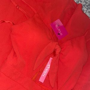 The Boutique jumpsuit bright red